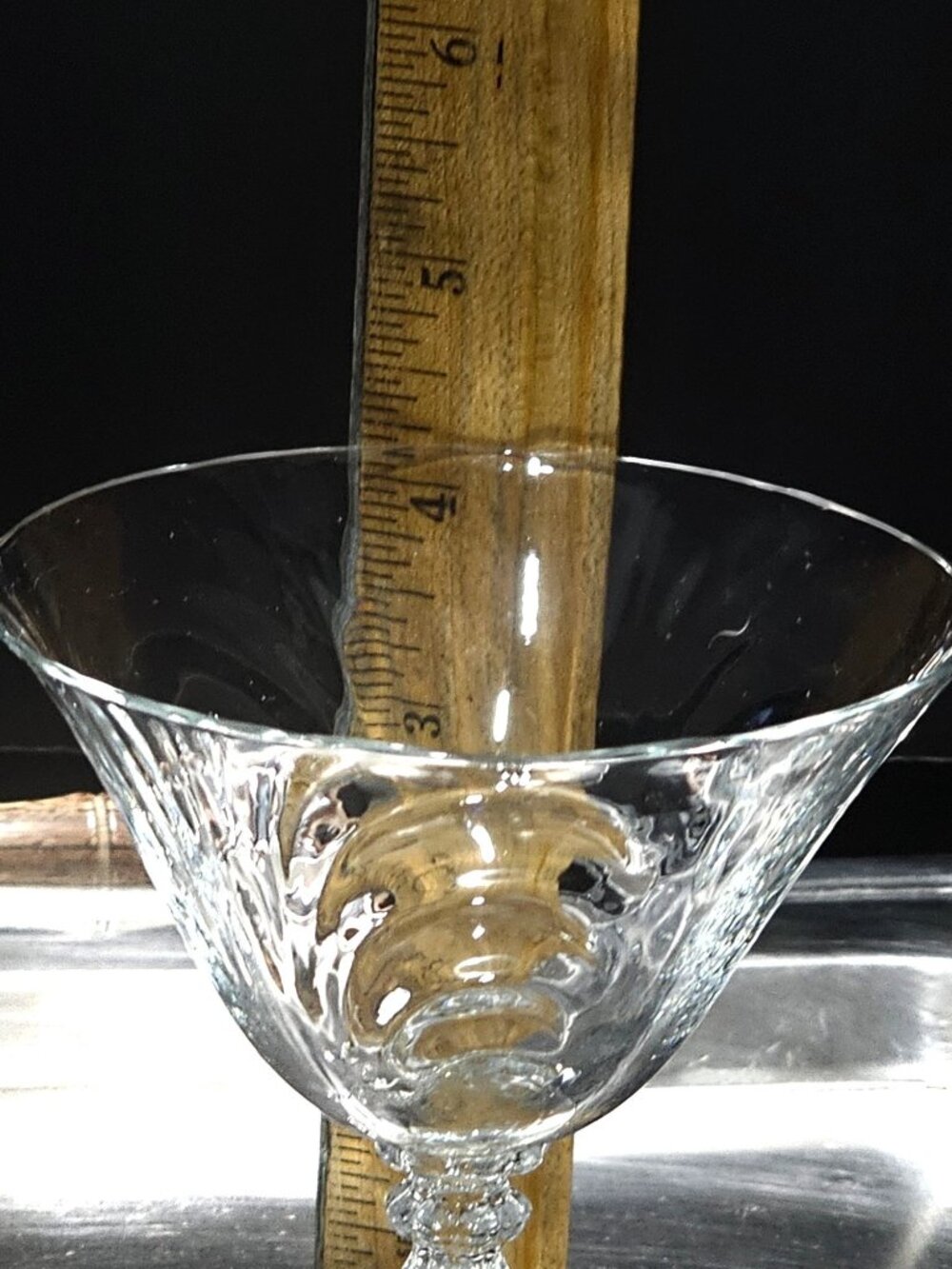 Cambridge Caprice Cocktail Coupe low sherbet 1950s Elegant Glass vtg mid century - Picture 5 of 6